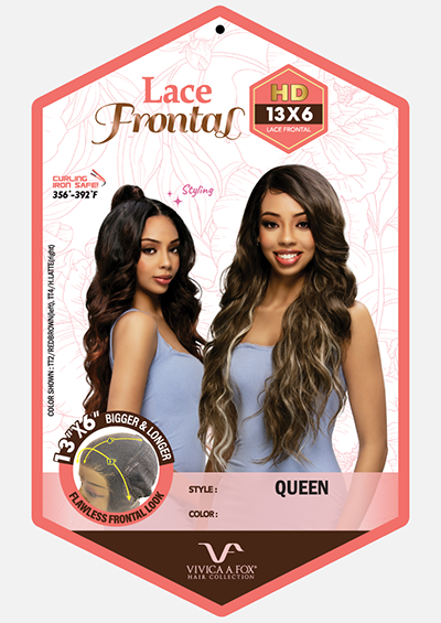 QUEEN [Full Wig | Lace Frontal | Free Parting | Natural Baby Hair Synthetic]
