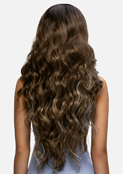 QUEEN [Full Wig | Lace Frontal | Free Parting | Natural Baby Hair Synthetic]
