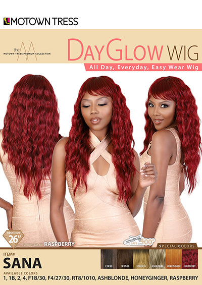 SANA [Full Wig | Day Glow Wig | High Temp Synthetic Fiber]