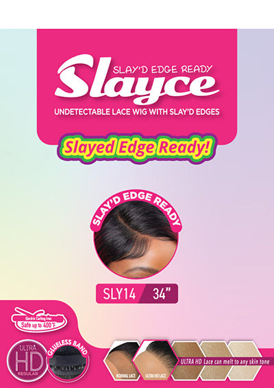 SLY14 [Full Wig | Slayed Edge | Ultra HD Lace | Glueless Band | Premium Synthetic]