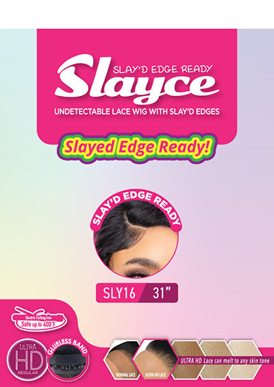 SLY16 [Full Wig | Slayed Edge | Ultra HD Lace | Glueless Band | Premium Synthetic]