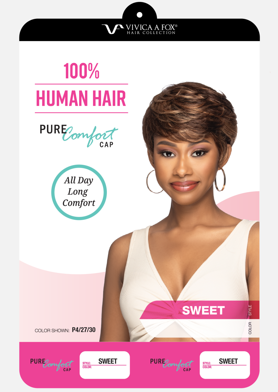SWEET [Full Wig | Pure Comfort Cap | 100% Premium Human Hair]