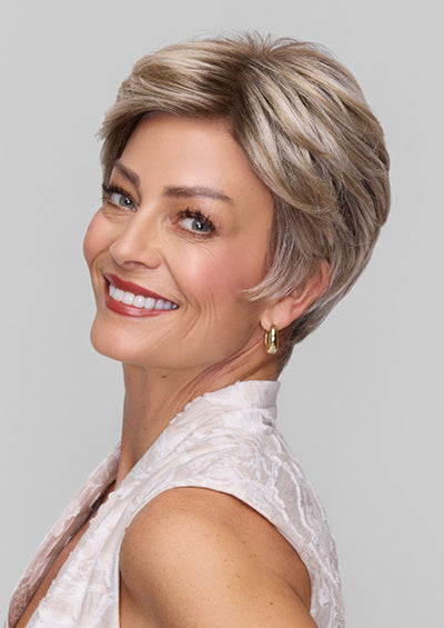 TESS [Full Wig | Lace Front | Single Monofilament | Wefted Back | Heat Resistant Synthetic]