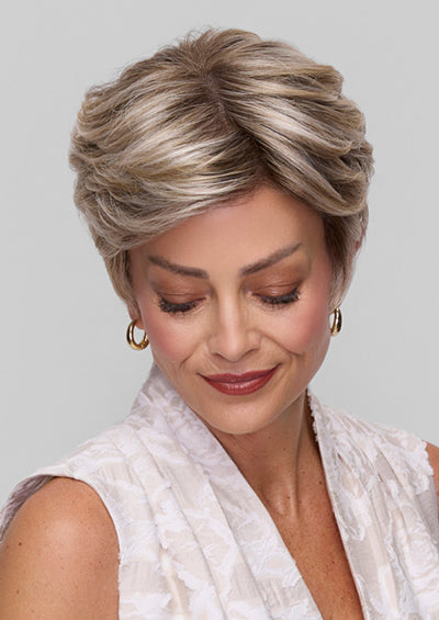 TESS [Full Wig | Lace Front | Single Monofilament | Wefted Back | Heat Resistant Synthetic]