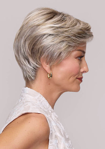 TESS [Full Wig | Lace Front | Single Monofilament | Wefted Back | Heat Resistant Synthetic]