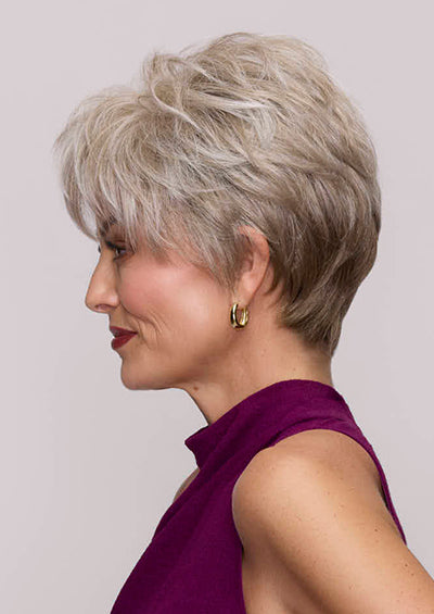 TESS PETITE [Full Wig | Lace Front | Single Monofilament | Wefted Back | Heat Resistant Synthetic]