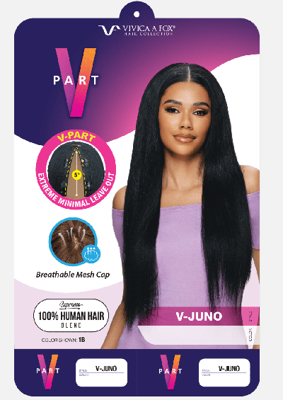 V-JUNO [Full Wig | V-Part | 100% Human Hair Blend]