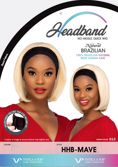 HHB-MAVE [Headband Wig | 100% Remi Natural Human Hair]