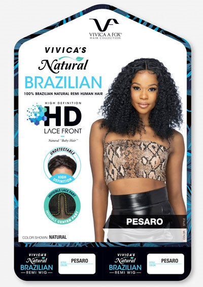 PESARO [Full Wig | Natural Baby Lace Front | Remi Natural Human Hair]