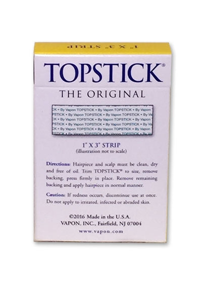 TOPSTICK [1" x 3" Strips | Wigs & Hairpiece | Grooming Tape]