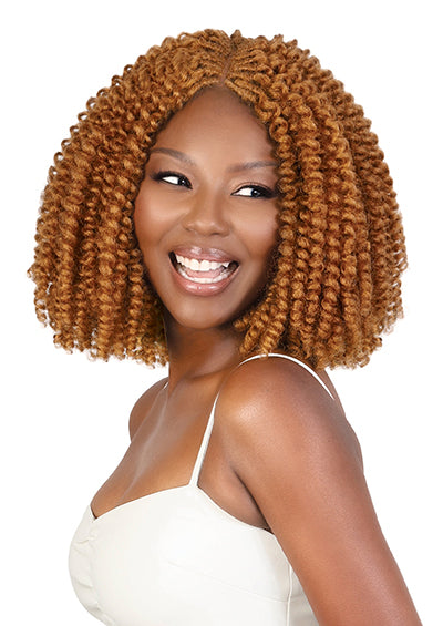 WHC.BH4A [Full Wig | Glueless Lace Part | Hand-Tied | Hi-Temp Synthetic Fiber]