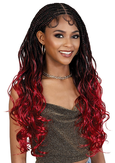 WLB.FRENCH [Full Wig | Hand-Braided | HD Whole Hand-Tied Lace | Synthetic Fiber]