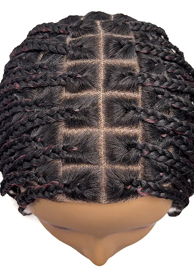 WLB.FRENCH [Full Wig | Hand-Braided | HD Whole Hand-Tied Lace | Synthetic Fiber]