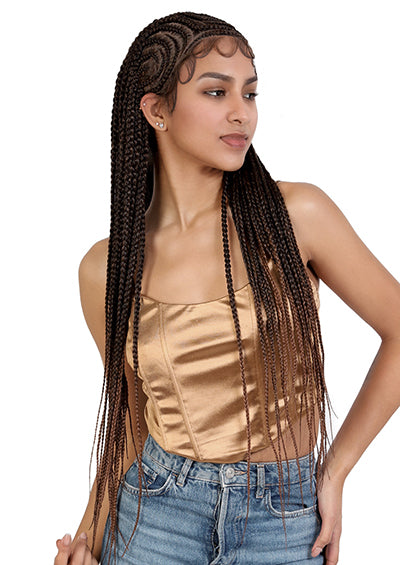 WLB.MAZE [Full Wig | Hand-Braided | HD Whole Hand-Tied Lace | Synthetic Fiber]