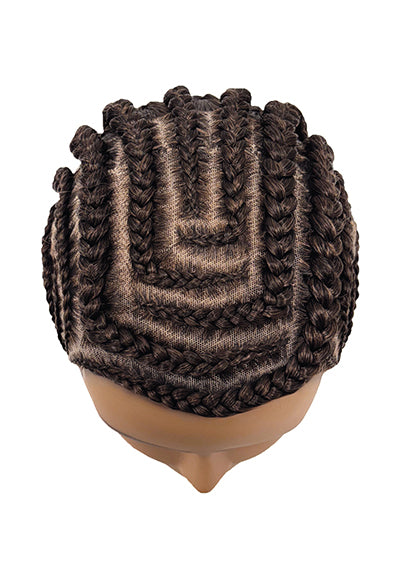 WLB.MAZE [Full Wig | Hand-Braided | HD Whole Hand-Tied Lace | Synthetic Fiber]
