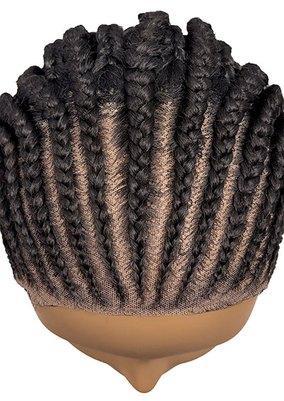 WLB.QUIN32 [Full Wig | Hand-Braided | HD Whole Hand-Tied Lace | Synthetic Fiber]