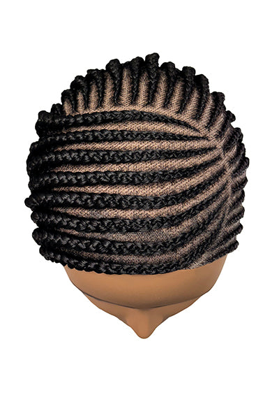 WLB.SIDECR [Full Wig | Hand-Braided | HD Whole Hand-Tied Lace | Synthetic Fiber]