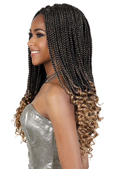 WLBII.LUCK [Full Wig | Hand-Braided | HD Hand-Tied Lace | Synthetic Fiber]