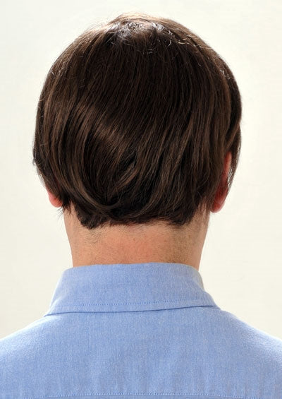 404 NANO SKIN FREE STYLE [Men's Human Hair Topper | Skin Cap | Super Remy Human Hair]