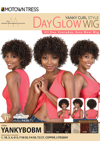 YANKYBOBM [Full Wig | Day Glow Wig | High Temp Synthetic Fiber]