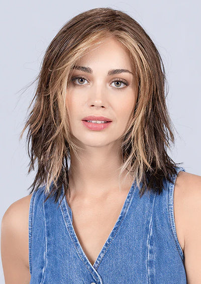 FLOW MONO PART [Full Wig | Extended Lace Front | Mono Part | Wefted | Heat Friendly Synthetic]