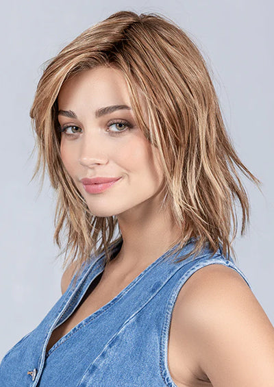 FLOW MONO PART [Full Wig | Extended Lace Front | Mono Part | Wefted | Heat Friendly Synthetic]
