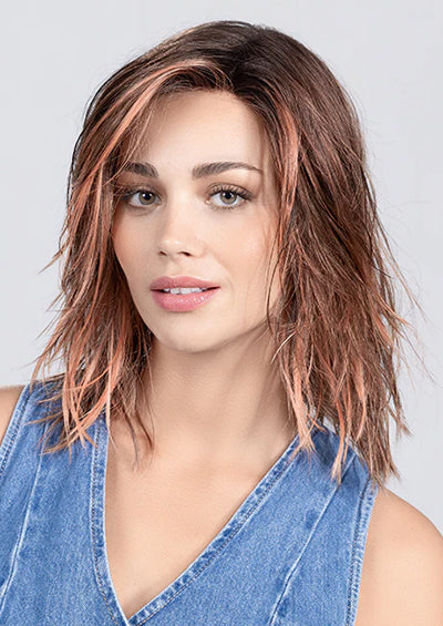 FLOW MONO PART [Full Wig | Extended Lace Front | Mono Part | Wefted | Heat Friendly Synthetic]