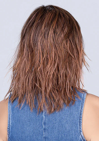 FLOW MONO PART [Full Wig | Extended Lace Front | Mono Part | Wefted | Heat Friendly Synthetic]